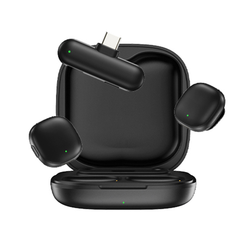 AI Noise -Canceling Lapel Mic Pro - 48kHz/24bit & 200m Wireless for Professionals